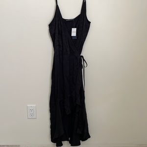 Abercrombie & Fitch cheetah wrap dress